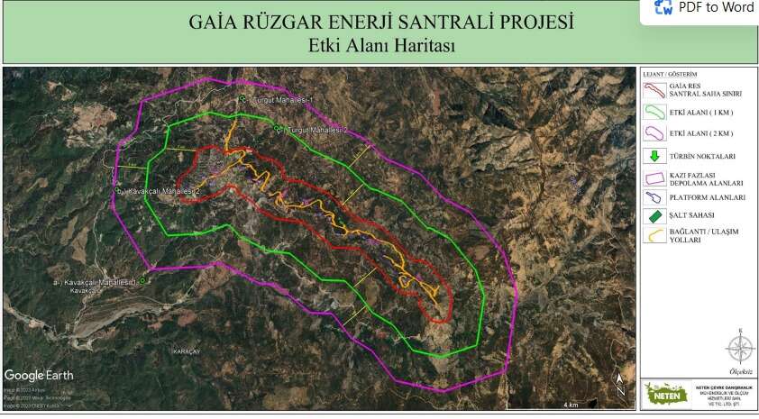 Muğla’da 781 Milyon TL’lik Rüzgar Enerjisi Yatırımı, Gaia RES İçin ÇED Süreci Yeniden Başladı 3